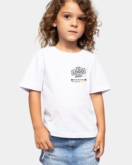 Camiseta Básica Trajei Infantil Feminina